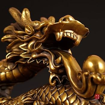 彫刻家　江里敏明造　青銅　青龍　置物　共箱　V　9090A 彫刻家 江里敏明造 青銅 青龍 置物 共箱 V 9090A 71nDClBuQiL